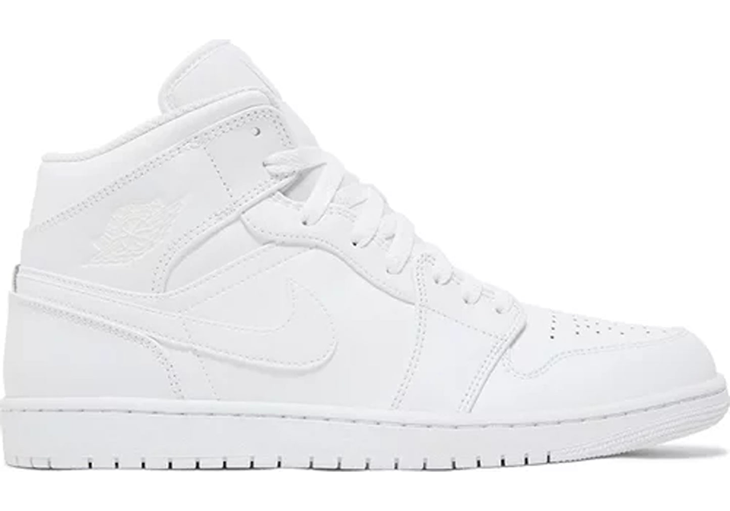 Jordan 1 Mid Triple White (2022)