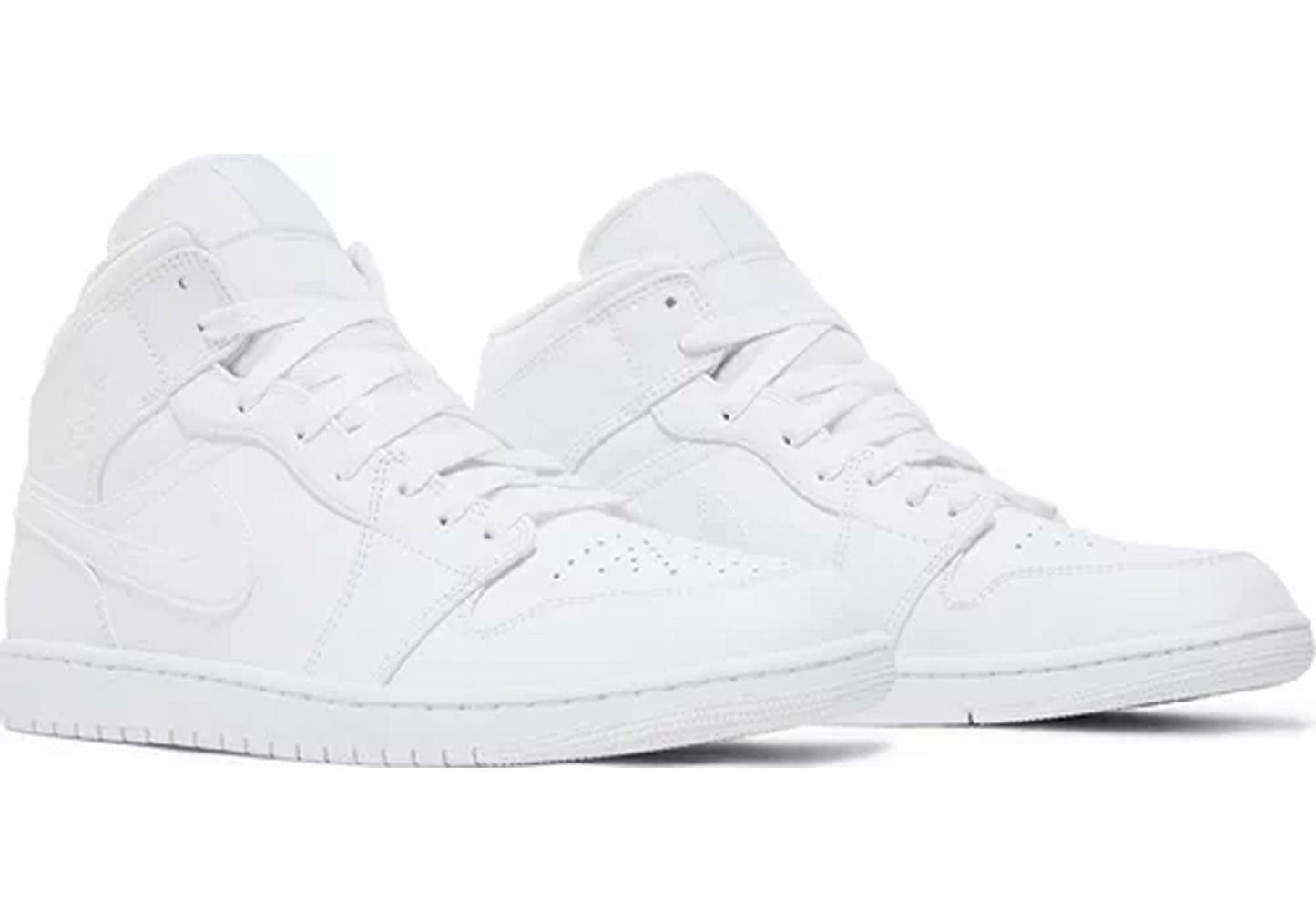 Jordan 1 Mid Triple White (2022)