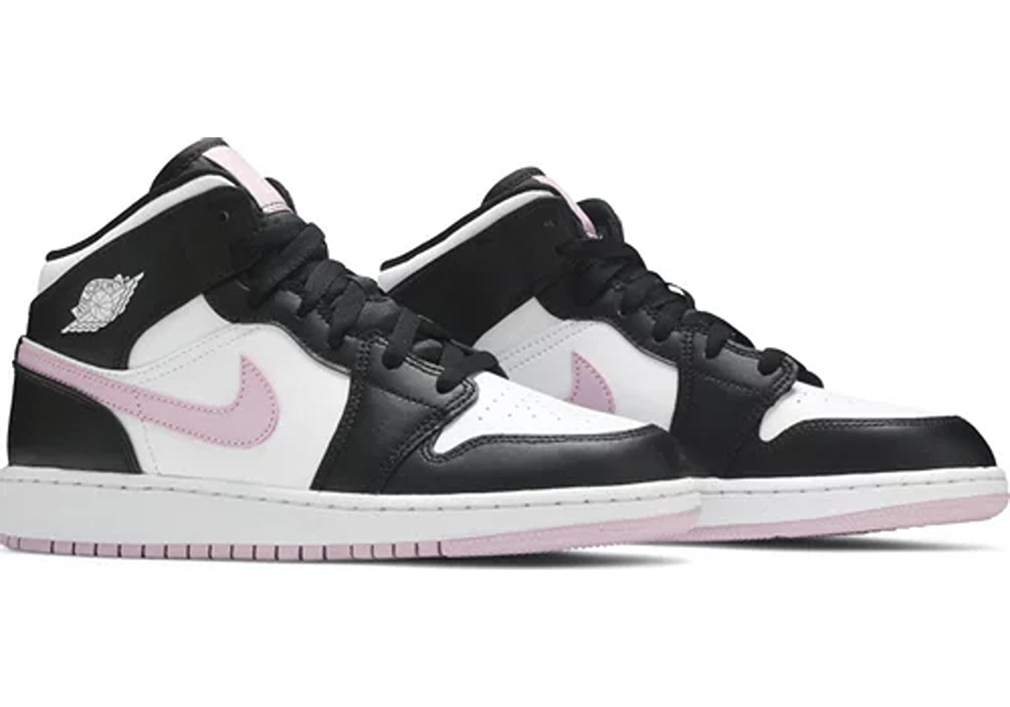 Jordan 1 Mid White Black Light Arctic Pink (GS)