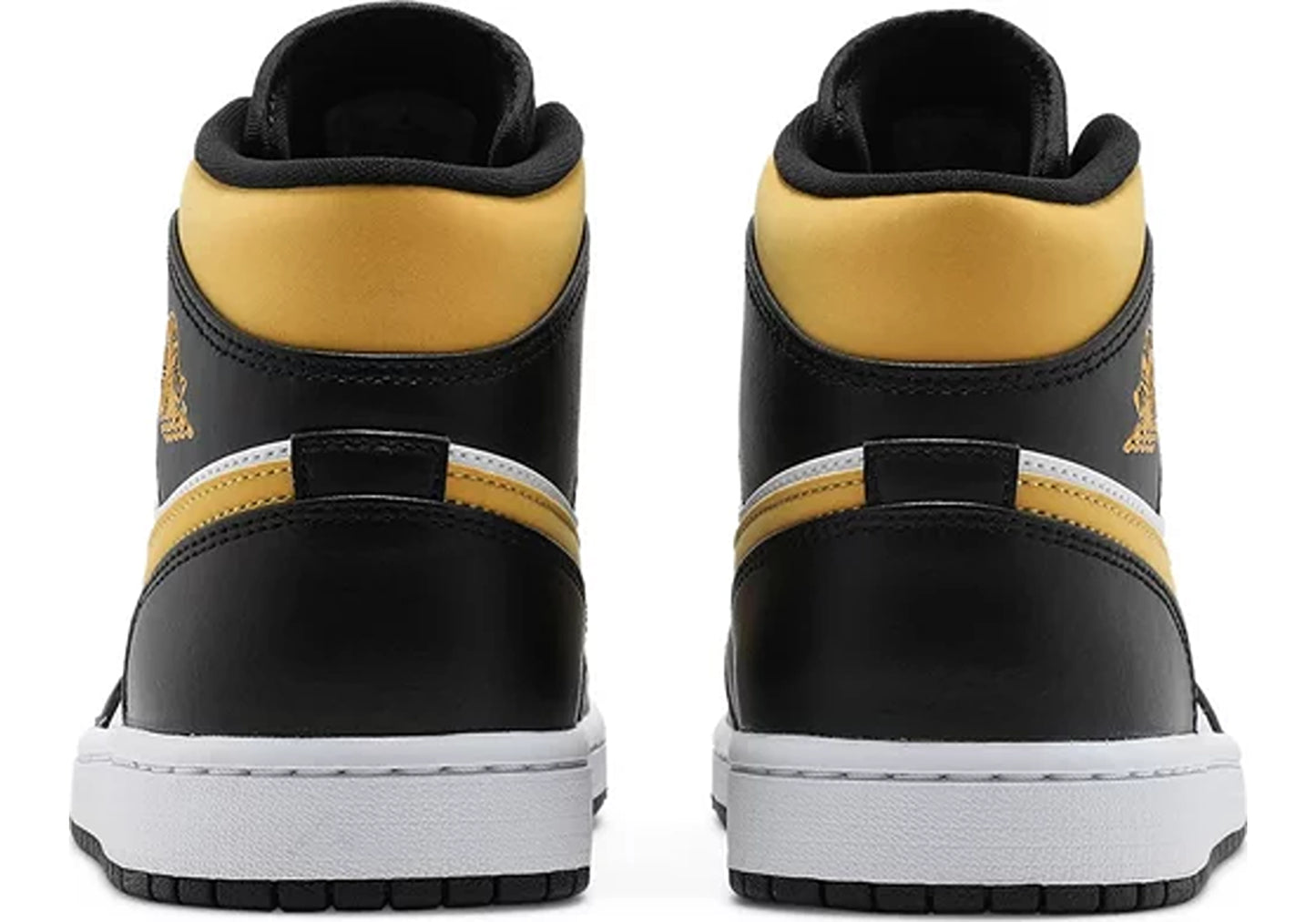 Jordan 1 Mid White Pollen Black