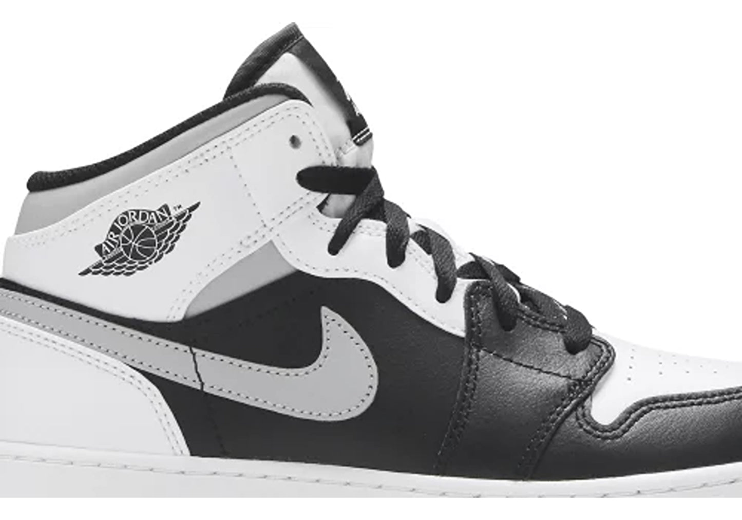 Jordan 1 Mid White Shadow (GS)