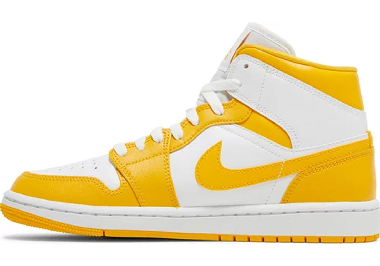 Jordan 1 Mid White University Gold (W)