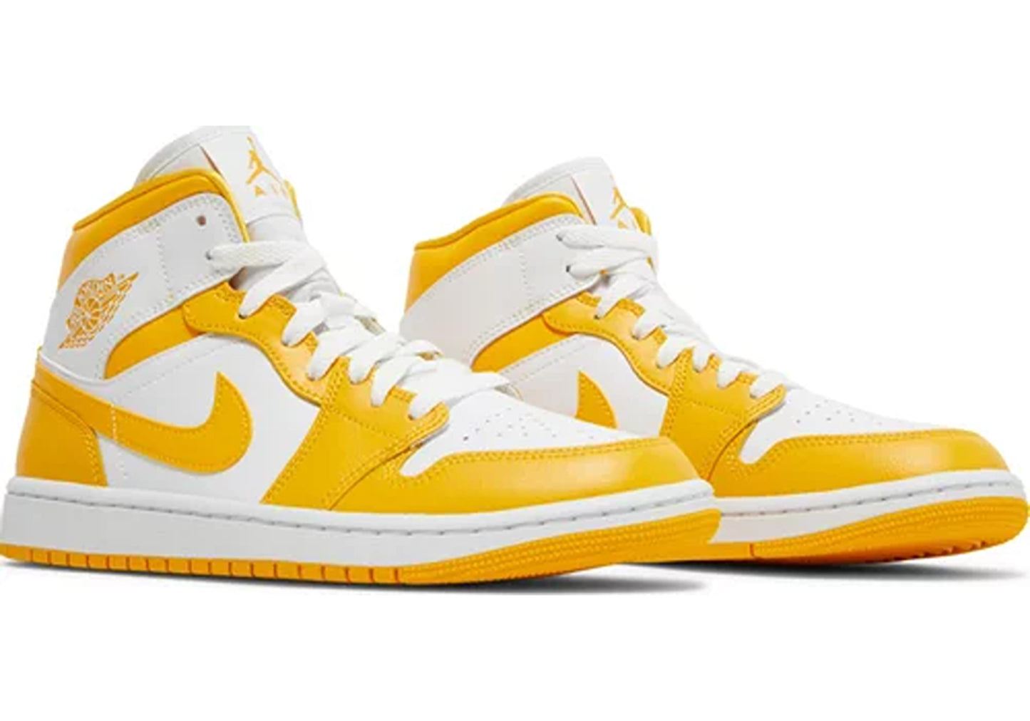 Jordan 1 Mid White University Gold (W)