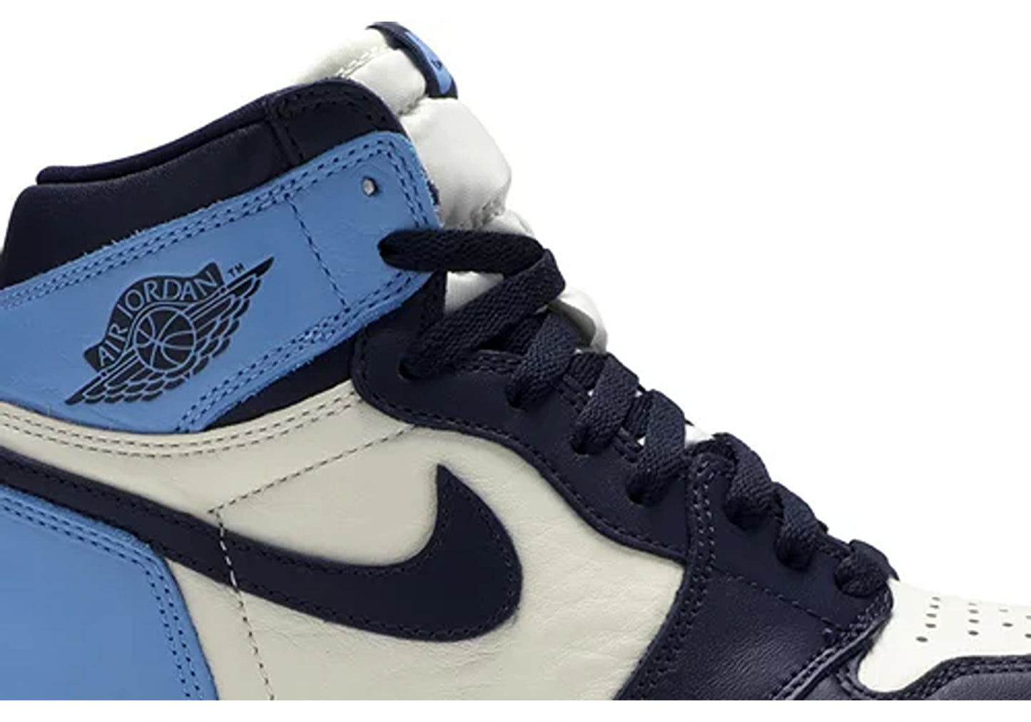 Jordan 1 Retro High Obsidian UNC