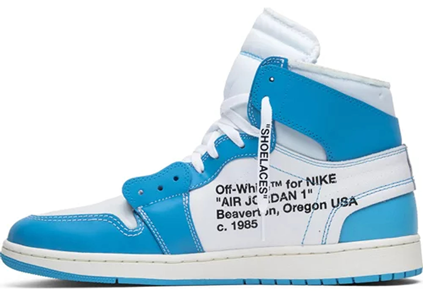 Jordan 1 Retro High Off-White University Blue