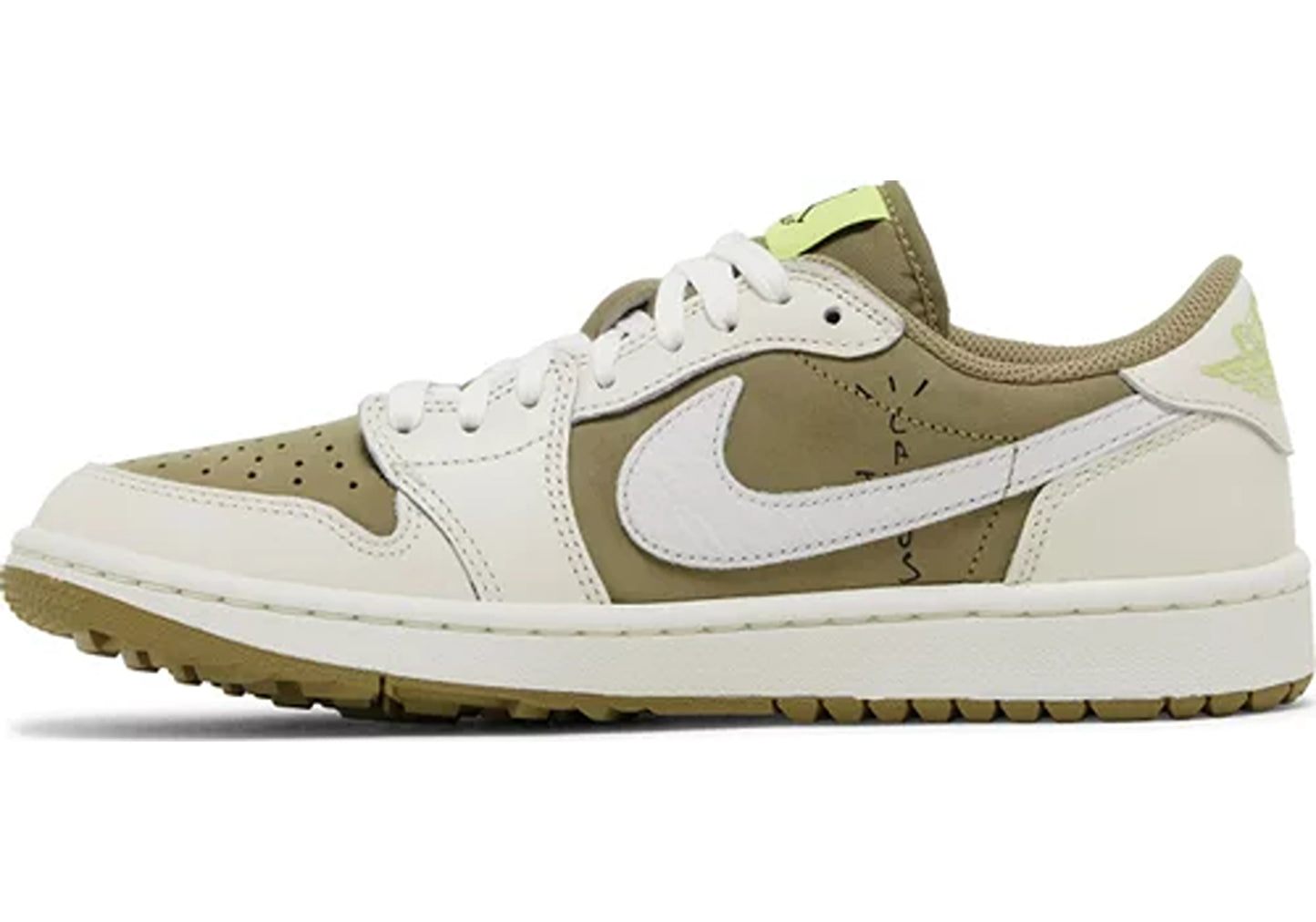 Jordan 1 Retro Low Golf Travis Scott Neutral Olive