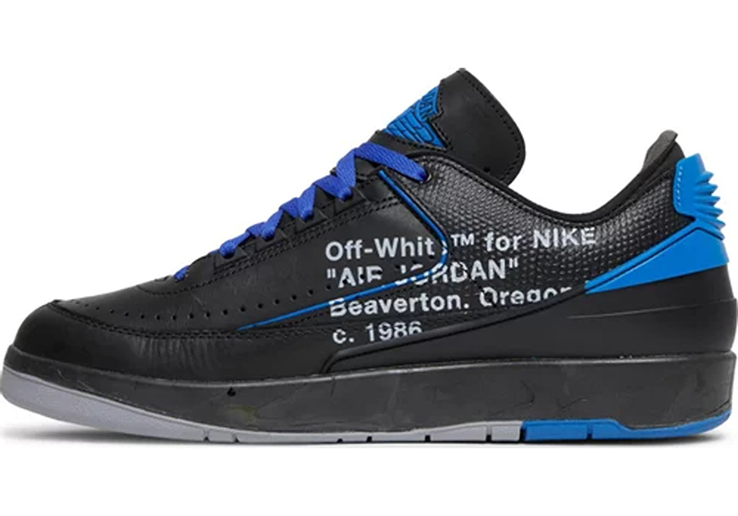 Jordan 2 Retro Low SP Off-White Black Blue