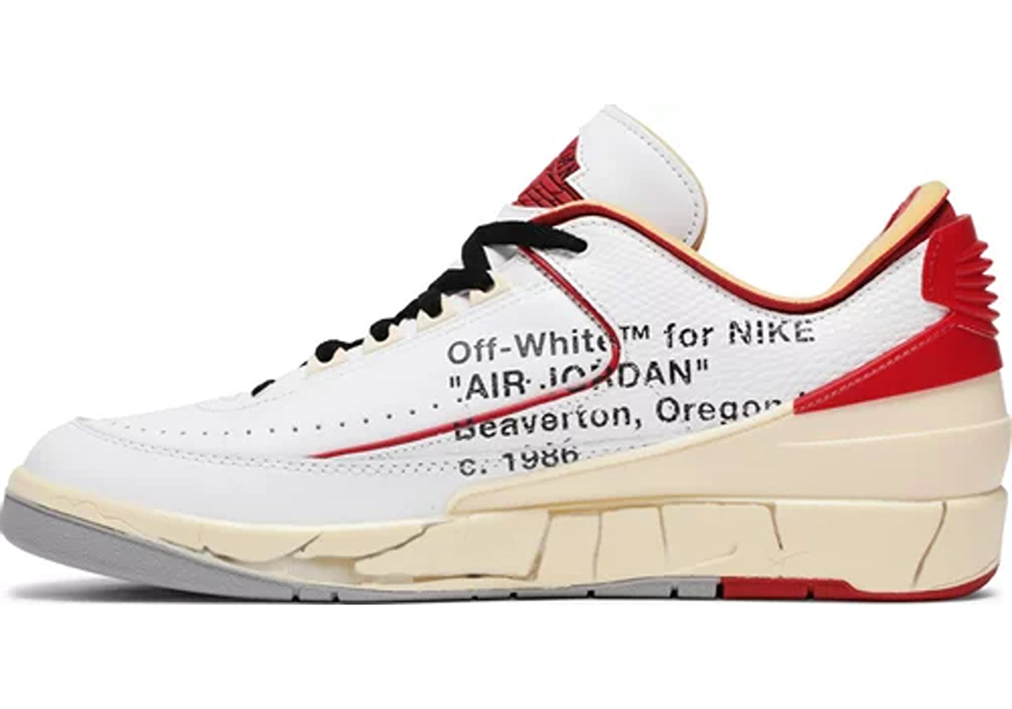 Jordan 2 Retro Low SP Off-White White Red