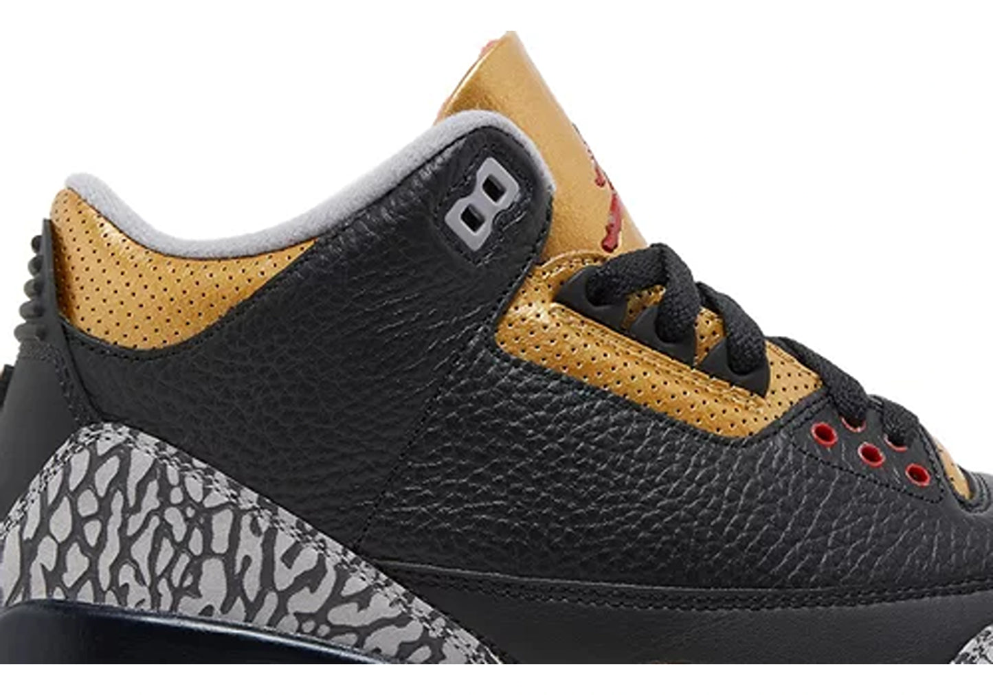 Jordan 3 Retro Black Cement Gold (W)