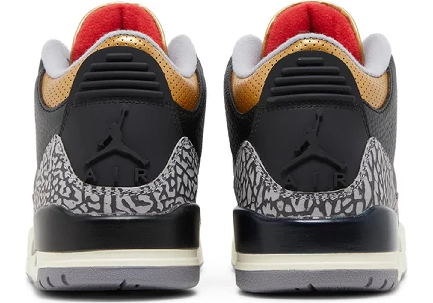 Jordan 3 Retro Black Cement Gold (W)