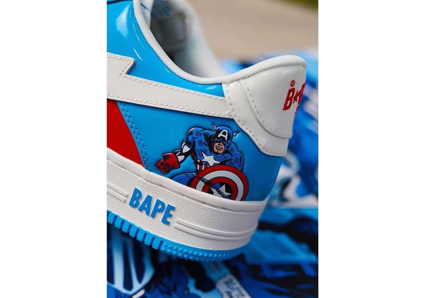 A Bathing Ape Bape Sta Marvel Comics Captain America (2022)