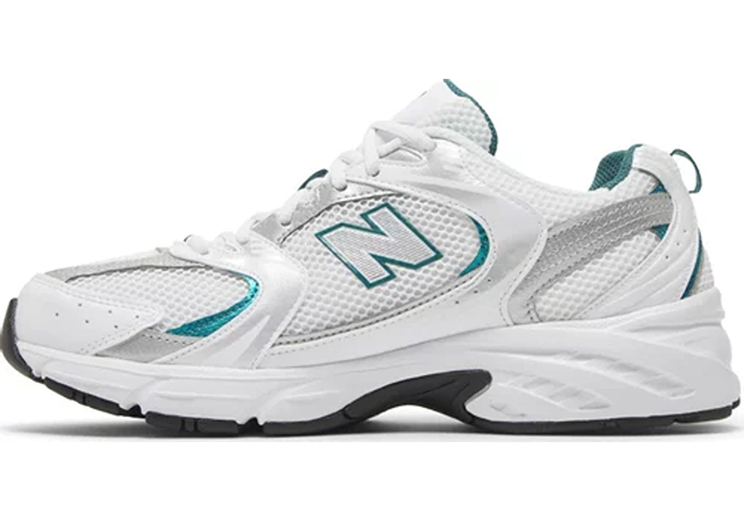 New Balance 530 White Silver Green