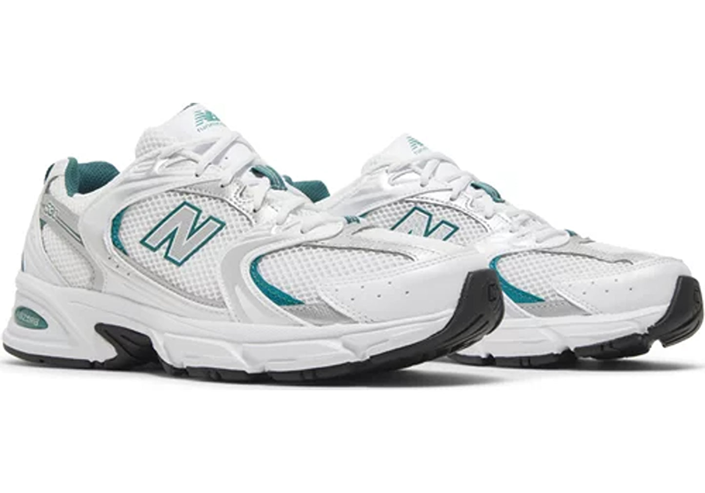 New Balance 530 White Silver Green