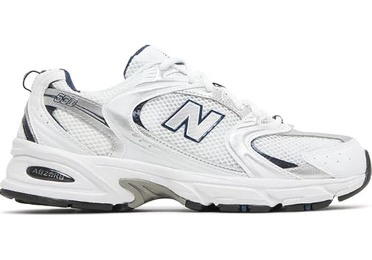 New Balance 530 White Silver Navy