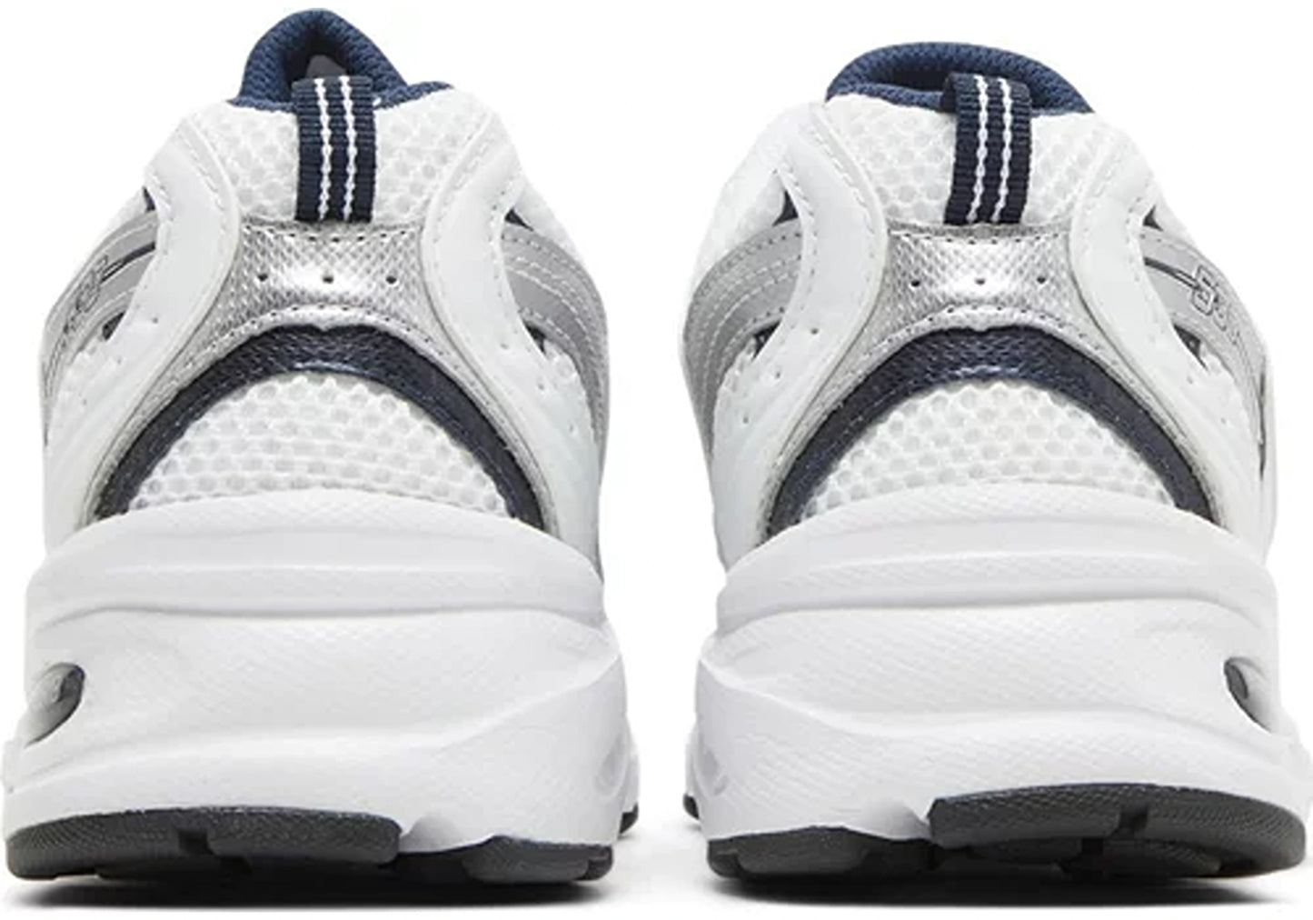 New Balance 530 White Silver Navy