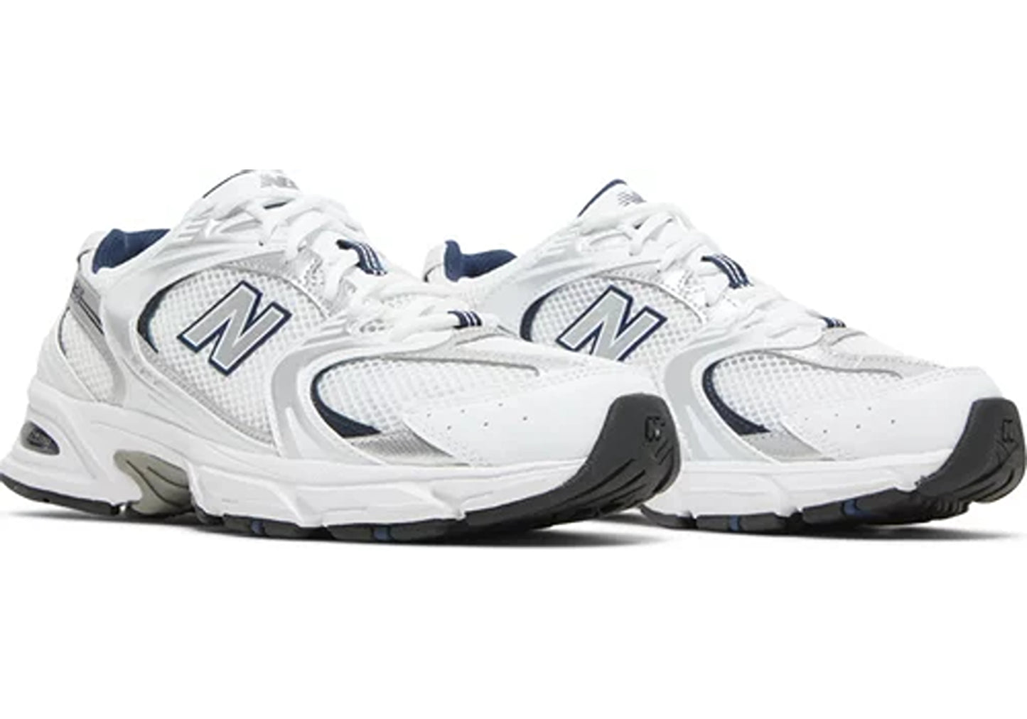 New Balance 530 White Silver Navy