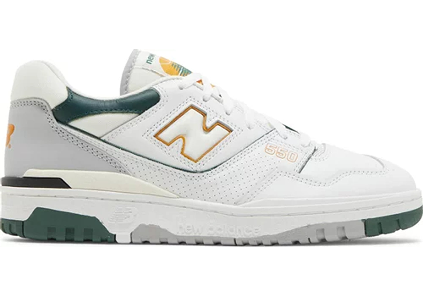 New Balance 550 White Nightwatch Green