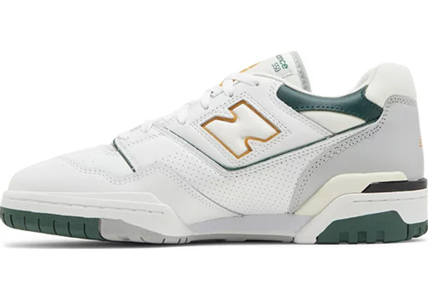 New Balance 550 White Nightwatch Green