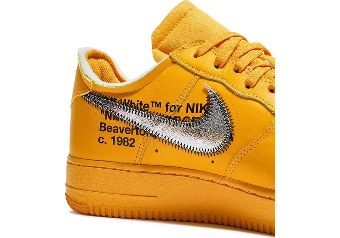 Nike Air Force 1 Low Off-White ICA University Gold