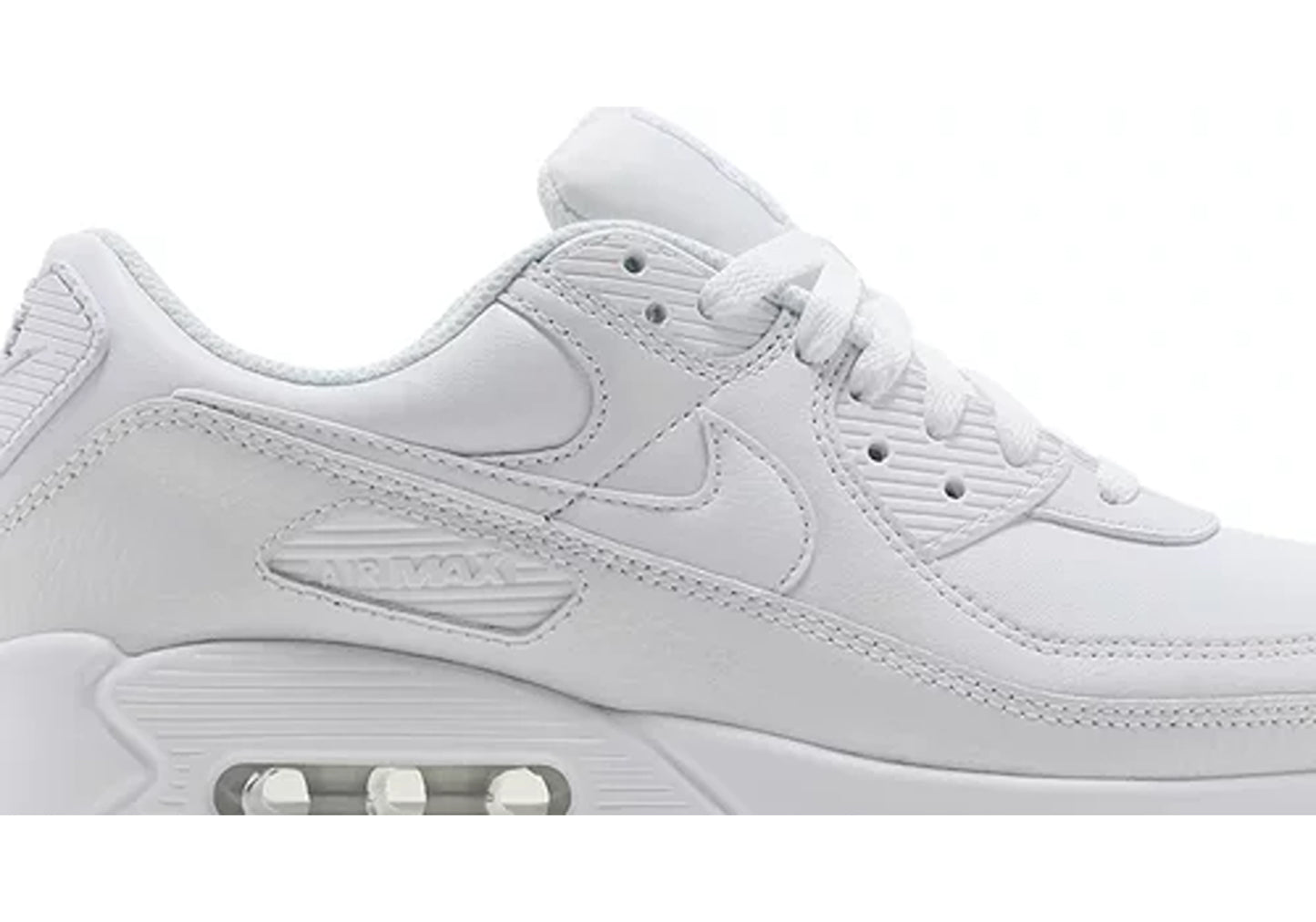 Nike Air Max 90 Leather Triple White (2020)