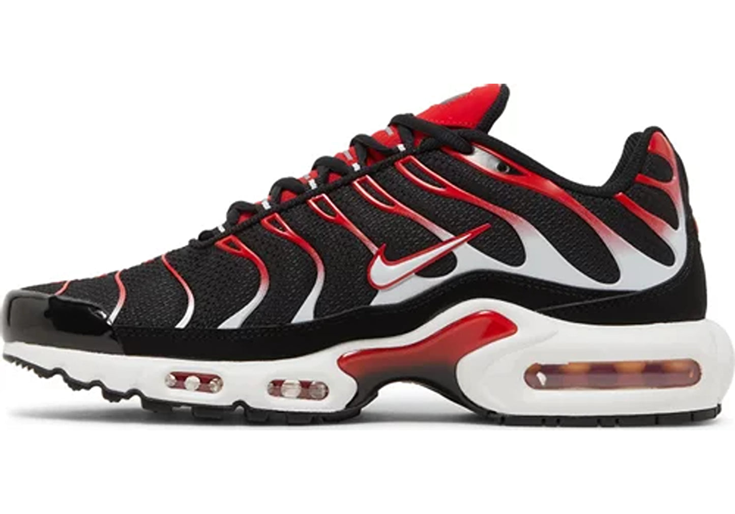 Nike Air Max Plus Black White University Red (2022)