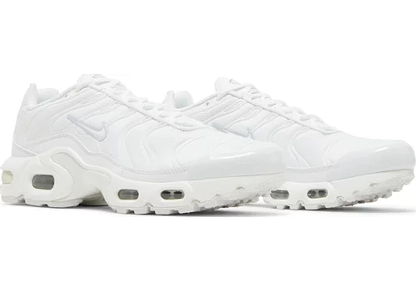 Nike Air Max Plus White Metallic Silver (GS)