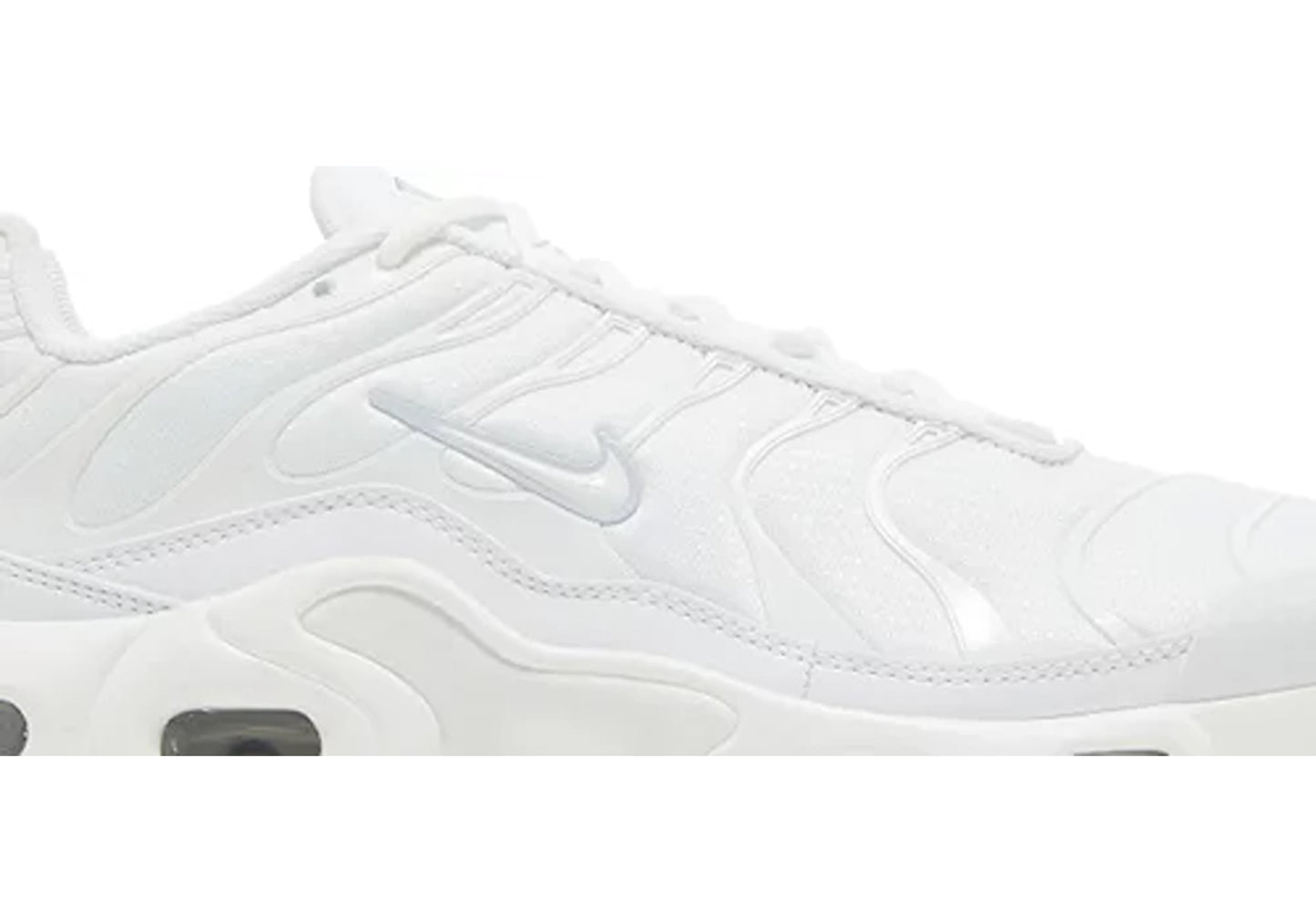 Nike Air Max Plus White Metallic Silver (GS)