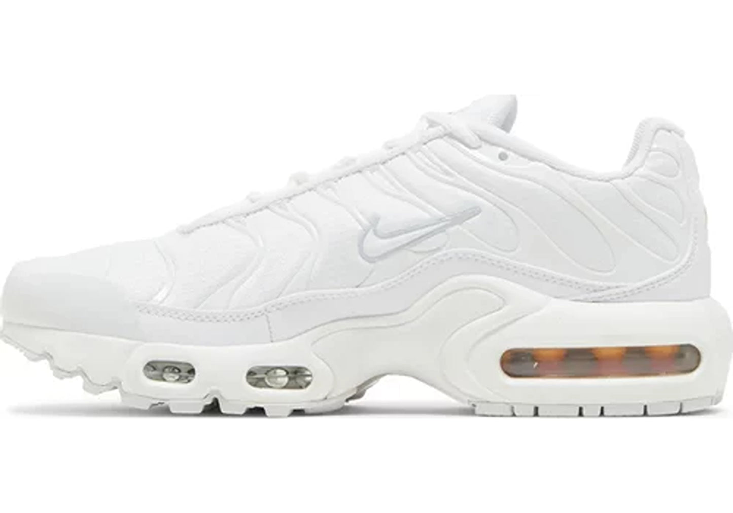 Nike Air Max Plus White Metallic Silver (GS)