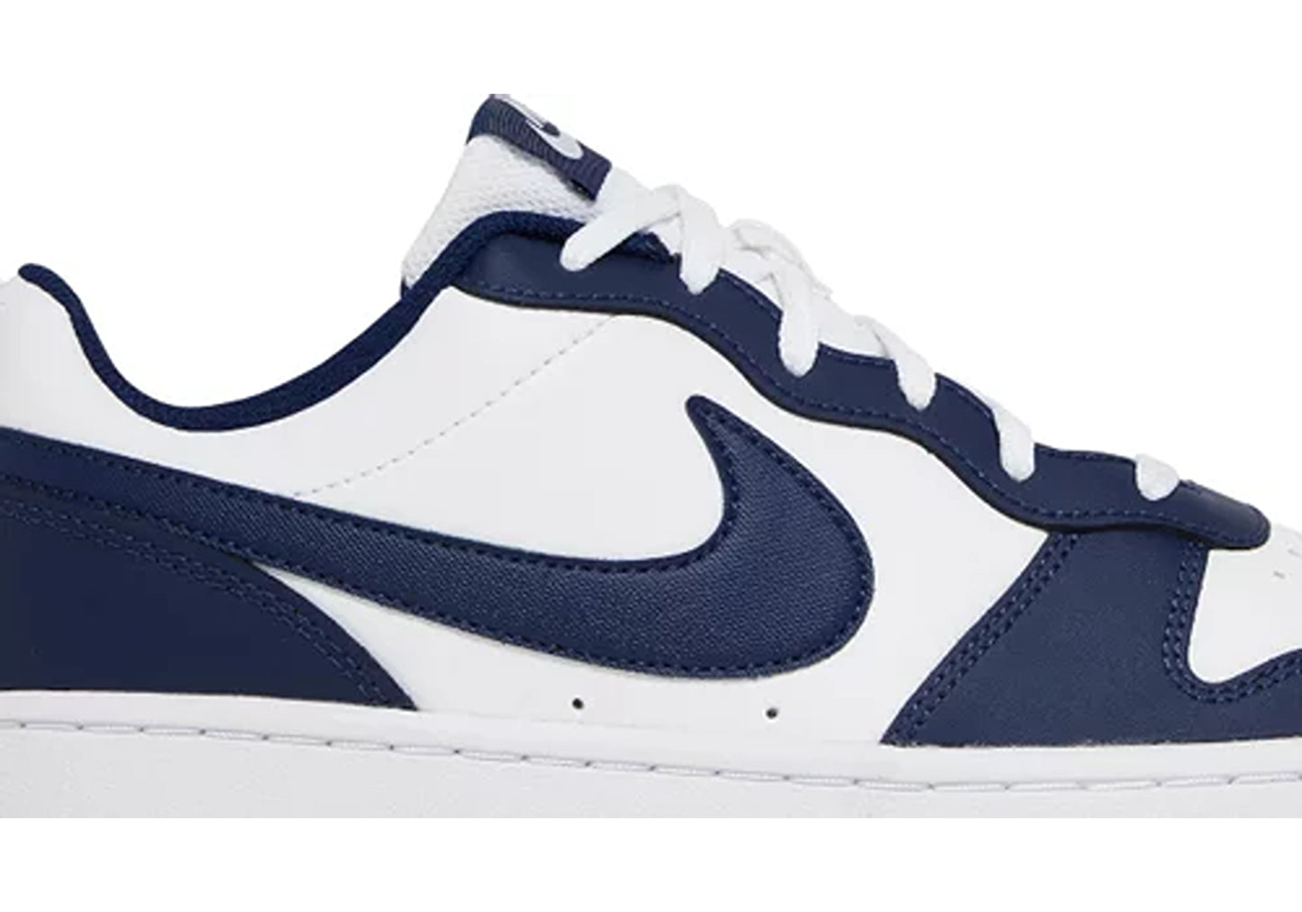 Nike Court Borough Low 2 White Blue Void (GS)