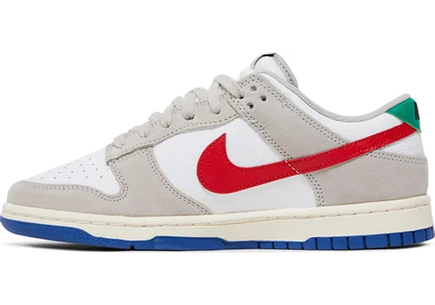 Nike Dunk Low Light Iron Ore Red Blue