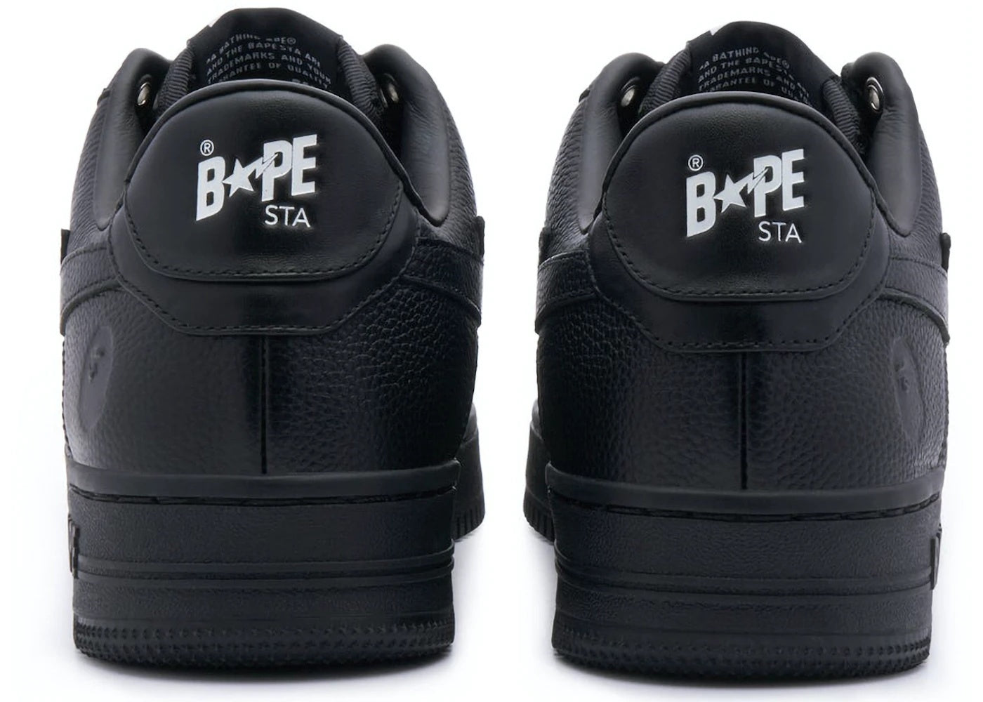 A Bathing Ape Bape Sta Triple Black ansicht Aussensohle